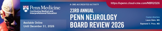23rd Annual Neurology Board Review Course 2026 Banner
